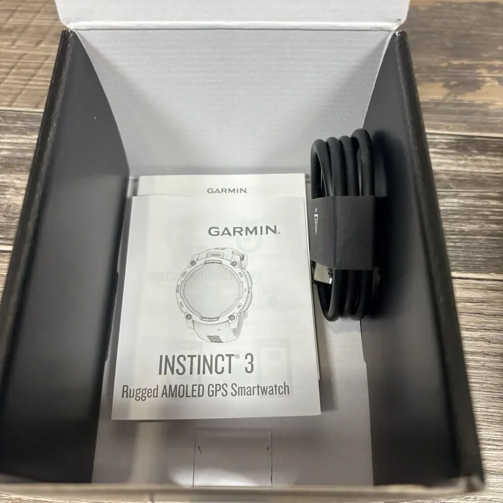 Garmin Instinct 3 45MM Rugged GPS Smartwatch AMOLED **BRAND NEW**